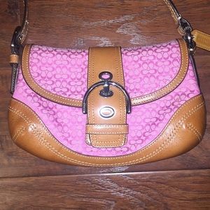 Brand new pink coach signature purse